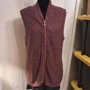 Christopher & Banks Sweater Vest Size Petite Medium